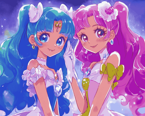 Smile Precure Anime Diamond Painting