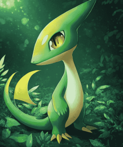 Snivy Adventure Pokemon Diamond Painting