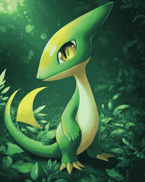 Snivy Adventure Pokemon Diamond Painting