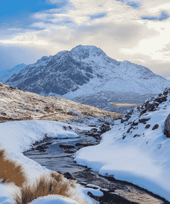 Snowdonia Winter Landscape Diamond Painting