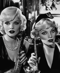 Some Like It Hot Black And White Diamond Painting