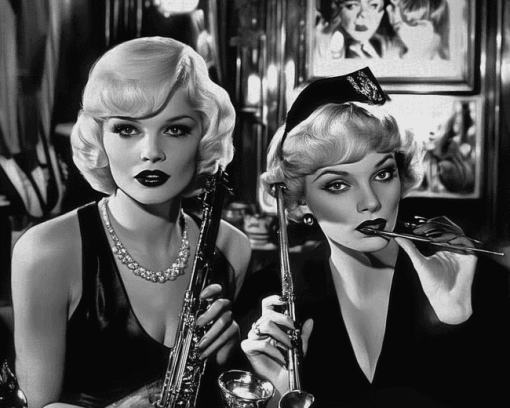 Some Like It Hot Black And White Diamond Painting