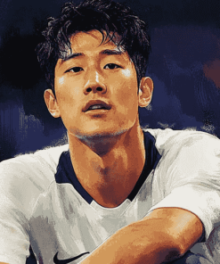 Son Heung Min Sports Legend Diamond Painting