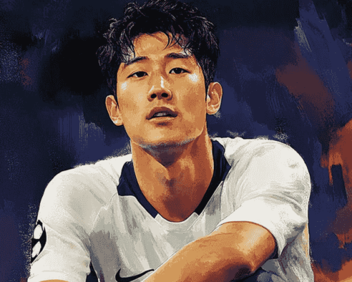 Son Heung Min Sports Legend Diamond Painting