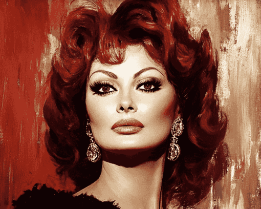 Sophia Loren Iconic Style Diamond Painting