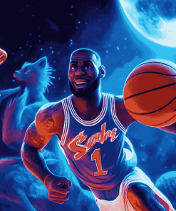 Space Jam Cartoon Diamond Painting