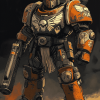 Space Marine Warrior Diamond Painting