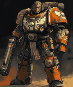 Space Marine Warrior Diamond Painting