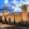 Spain Muralla De Vila Fortress Diamond Painting