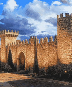 Spain Muralla De Vila Fortress Diamond Painting