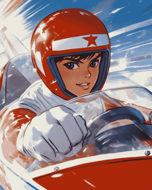 Speed Racer Anime Diamond Painting