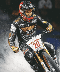 Speedway Legend Tai Woffinden Diamond Painting