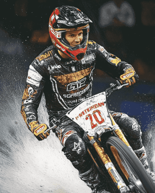 Speedway Legend Tai Woffinden Diamond Painting