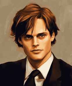 Spencer Reid Cartoons Diamond Painting