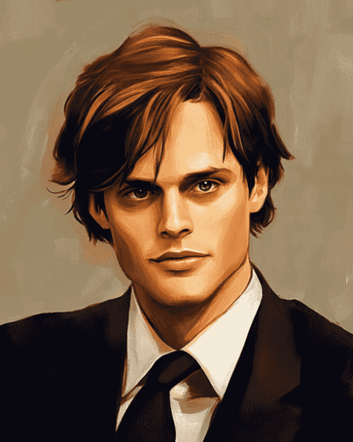 Spencer Reid Cartoons Diamond Painting