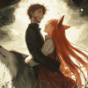 Spice and Wolf Anime Love Diamond Painting