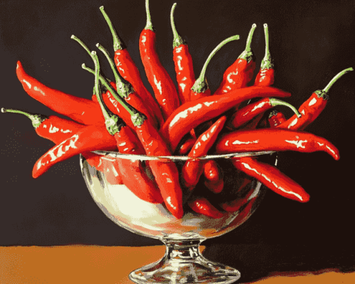 Spicy Chili Peppers Diamond Painting