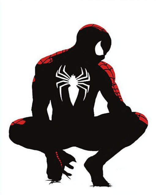 Spider Man Silhouette Superhero Diamond Painting