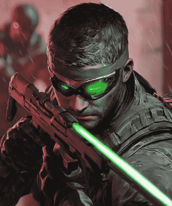 Splinter Cell Sam Fisher Diamond Painting