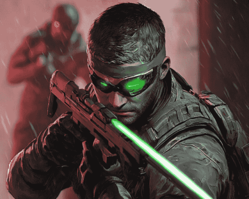 Splinter Cell Sam Fisher Diamond Painting