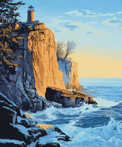 Split Rock Lighthouse Diamond Painting