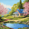 Spring Country Landscapes Diamond Painting