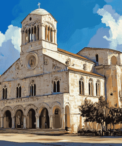 St Anastasia Cathedral in Zadar Diamond Painting