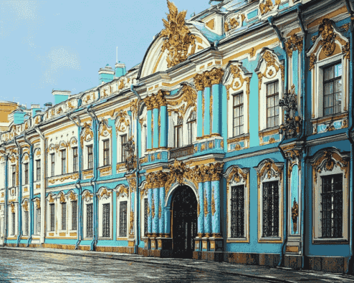 St Petersburg Palace Russia Diamond Painting