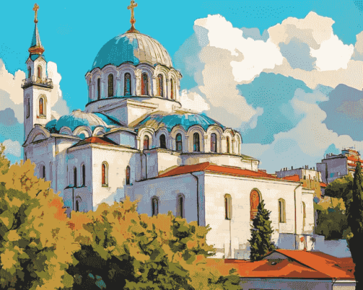 St Sava Cathedral Belgrade Diamond Painting