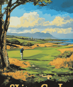 St. Andrews Golf Landscape Diamond Painting