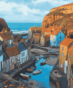 Staithes Sunset Views Diamond Painting