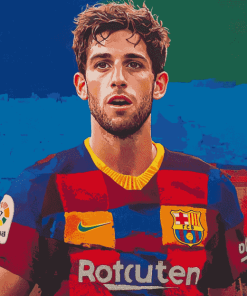 Star Footballer Sergi Roberto Diamond Painting