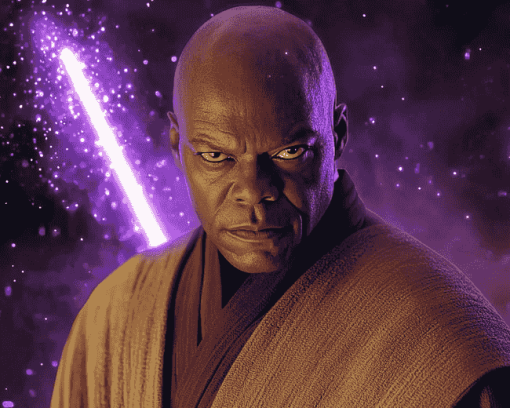 Star Wars Mace Windu Diamond Painting