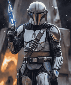 Star Wars Mandalorian Movie Diamond Painting