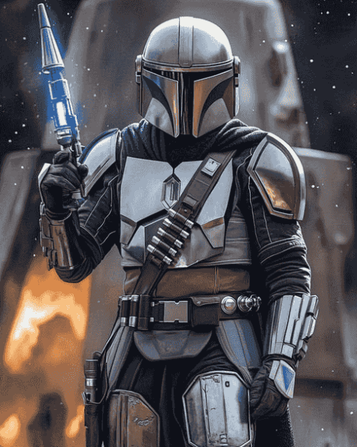 Star Wars Mandalorian Movie Diamond Painting