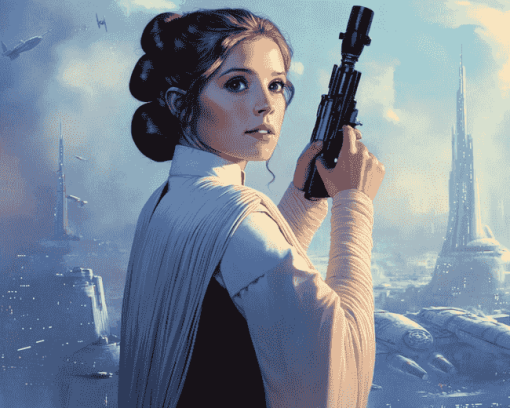 Star Wars Princess Leia Diamond Painting