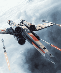 Star Wars X Wing Fighter Diamond Painting