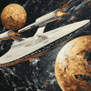 Starship NCC 1701 Star Trek Diamond Painting