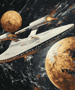 Starship NCC 1701 Star Trek Diamond Painting