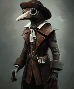 Steampunk Fantasy Plague Doctor Diamond Painting