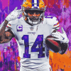 Stefon Diggs Football Diamond Painting