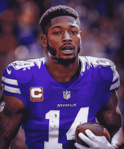 Stefon Diggs Football Star Diamond Painting