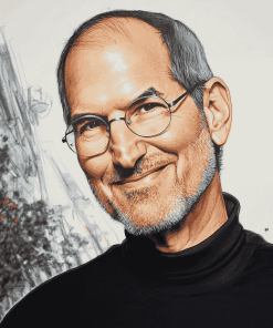 Steve Jobs Creative Icon Diamond Painting