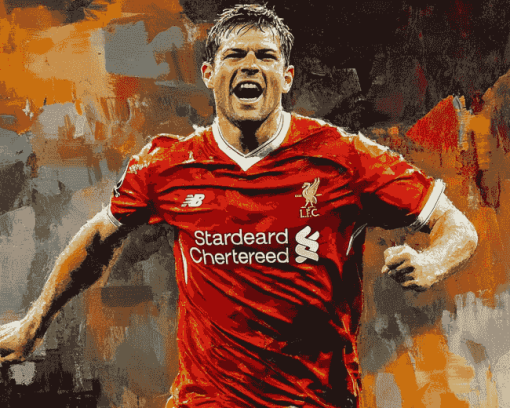 Steven Gerrard Football Legend Diamond Painting