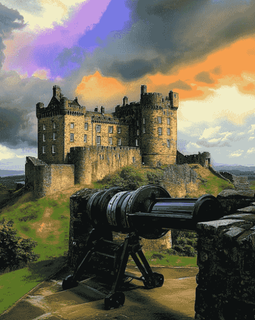 Stirling Castle in Scotland Diamond Painting