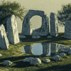 Stone Circle Landscape Diamond Painting