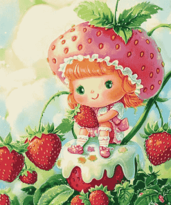 Strawberry Shortcake Classic Diamond Painting