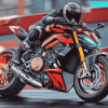 Streetfighter Motorcycle Engines Diamond Painting