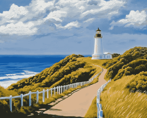 Stunning Cape Otway Lighthouse Diamond Painting