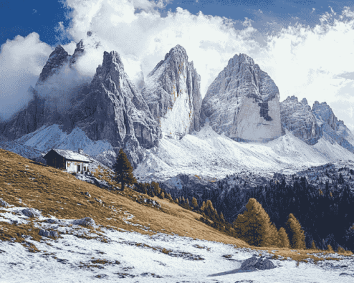 Stunning Dolomites Landscape Diamond Painting